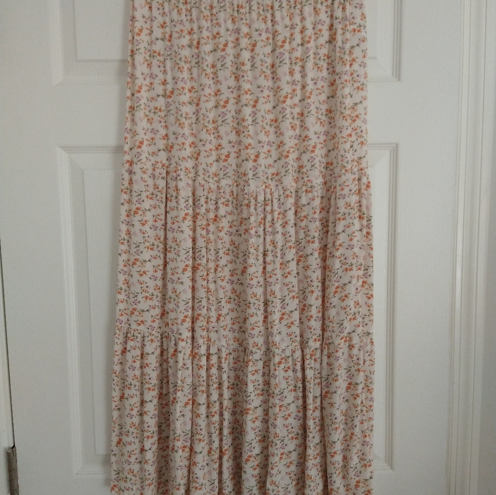 American Eagle floral maxi skirt